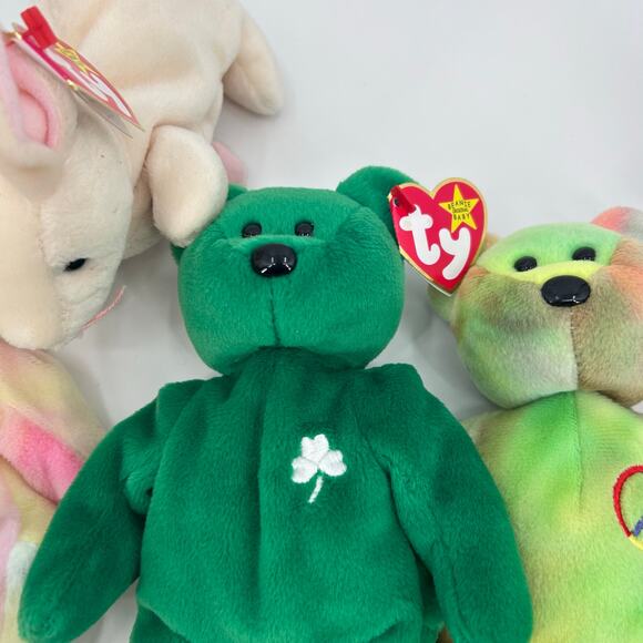 TY Beanie Babies Lot of 19 Vintage 1990s–2000s Plush Millennium Bear Owl PVC - Picture 11 of 12